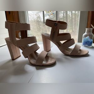 Tamari pink suede sandals